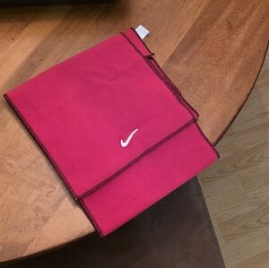 Nike Red Fleece Scarf with White Swoosh (62")